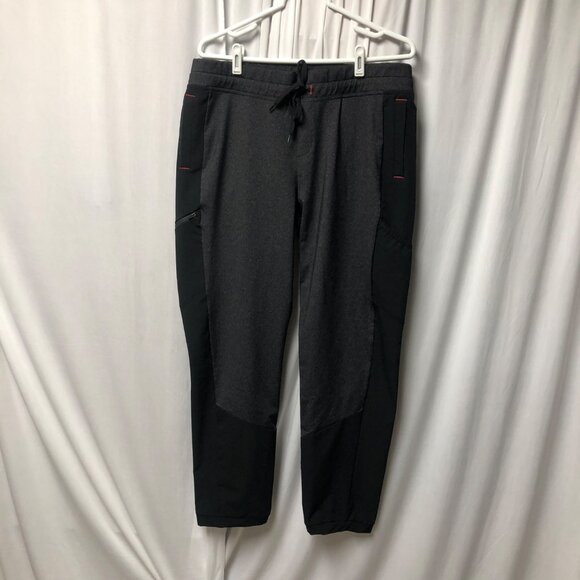 Title Nine Joggers Womens Size Large Black Athletic Performance Pants Hiking - Picture 1 of 6